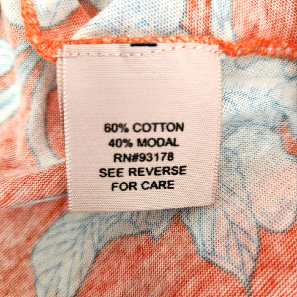 Philosophy Republic Clothing Ruffle Sleeve Tee - ORANGE - MEDIUM **NEW - Picture 6 of 10